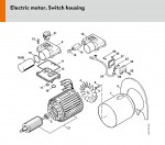 Stihl RE 115 K Cold Water Electric Pressure Washer Spare Parts